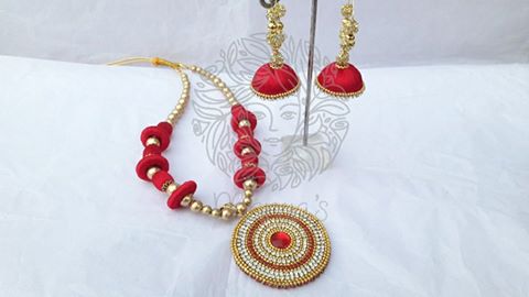 Silk Jewellery set